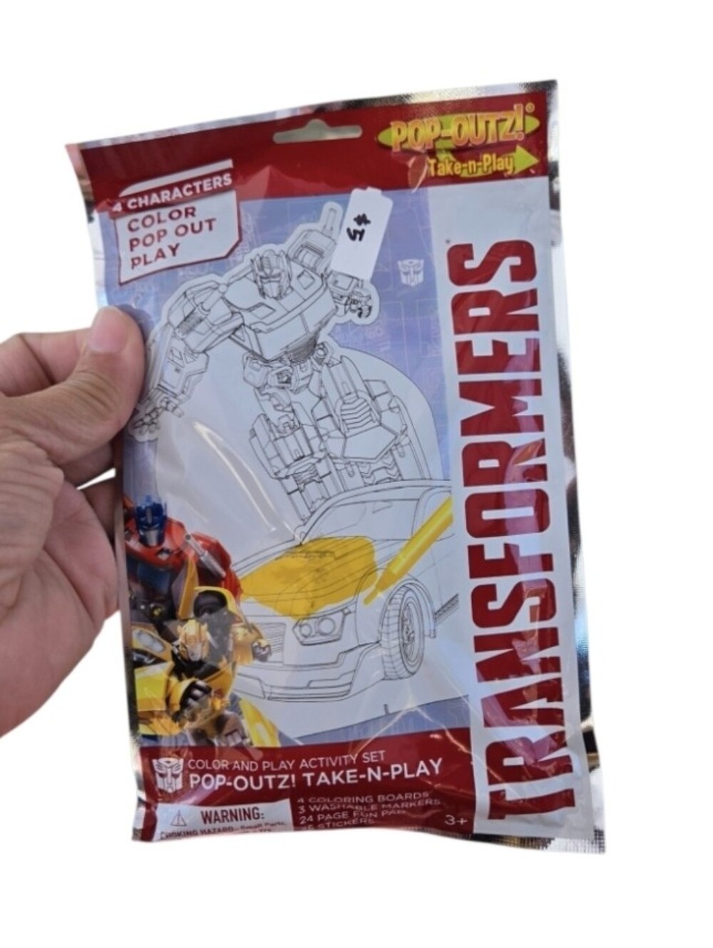 2020 Transformers Pop-Outz! Take-N-Play Activity Set